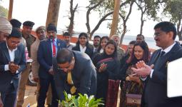 न्यायमूर्ति एन.एस. शेखावत ने पुन्हाना में लघु सचिवालय शिफ्ट किए न्यायालय परिसर का किया शुभारंभ