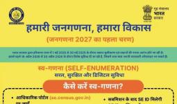 जिलावासियों 16 से 30 अप्रैल के बीच स्व-गणना में सक्रिय रूप से करें भागीदारी करने का किया आह्वान, सही और पूरी जानकारी करें प्राप्त