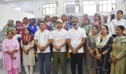 Palwal News : पलवल में आयोजित हुई 14-18 वर्ष की बालिकाओं की मैराथन
