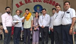 बी.के. सीनियर सेकेंडरी स्कूल पलवल ने हरियाणा में लहराया सफलता का परचम।