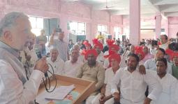 हमारी सरकार में किसानों की मर्ज़ी के बगैर कोई नहीं लेगा उनकी एक इंच जमीन: कृष्ण पाल गुर्जर