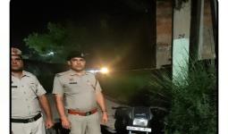 Nuh mewat news: रात्रि गश्त के दौरान तावडू शहर थाना पुलिस ने बरामद की चोरी की मोटरसाइकिल
