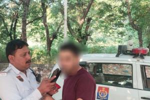 रेवाड़ी पुलिस ने ट्रैफिक नियम तोड़ने वालो के खिलाफ चलाया स्पेशल अभियान