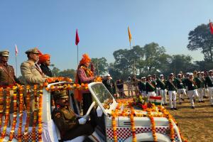 हथीन में उपमंडल स्तर पर हर्षोल्लास के साथ मनाया गया 77 वां गणतंत्र दिवस समारोह