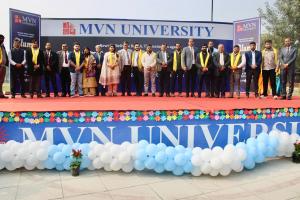एमवीएन विश्वविद्यालय में पहला एलुमनी मीट का आयोजन।