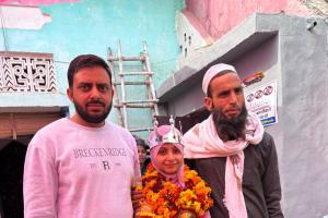   सातवीं की छात्रा पाकीजा बनी हाफिज ए कुरान