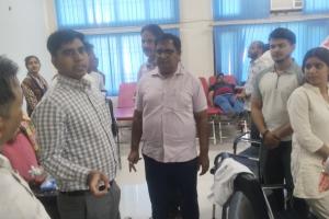 हथीन के दो केंद्रों पर 500 छात्र देंगें नीट की परीक्षा, एसडीएम ने बनाए गए परीक्षा केंद्रों के प्रबन्धों समीक्षा की