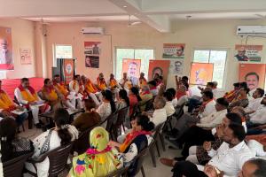 निकाय चुनाव के मद्देनजर भाजपा की अहम बैठक 