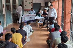 जिला जेल पलवल में विश्व स्वास्थ्य दिवस पर स्वास्थ्य कानूनी अधिकार एवं नशा मुक्त अभियान 2025 के तहत जागरूकता शिविर हुआ आयोजित