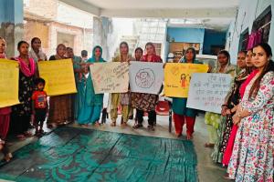दहेज प्रथा के खिलाफ एकजुटता का संदेश, स्थानीय लोगों को किया जागरूक