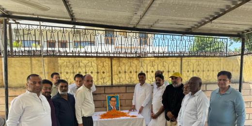 बाबा साहेब का जीवन संघर्ष, मेहनत, व आत्मविश्वास का प्रतीक: चंद्रमोहन  