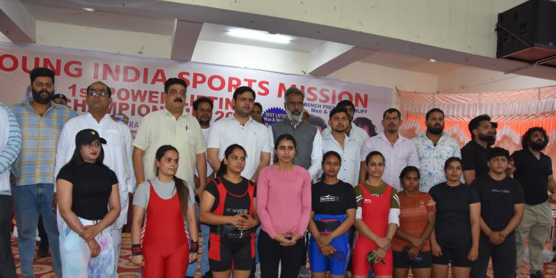 यंग इंडिया स्पोर्ट्स मिशन के तहत पलवल में प्रथम पावर लिफ्टिंग चैंपियनशिप 2026 का हुआ भव्य आयोजन
