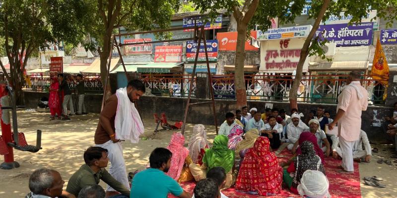 Rewari news: ग्रामीण सफाई कर्मचारी यूनियन ने अब विकास खंडों में लगाया मोर्चा 
